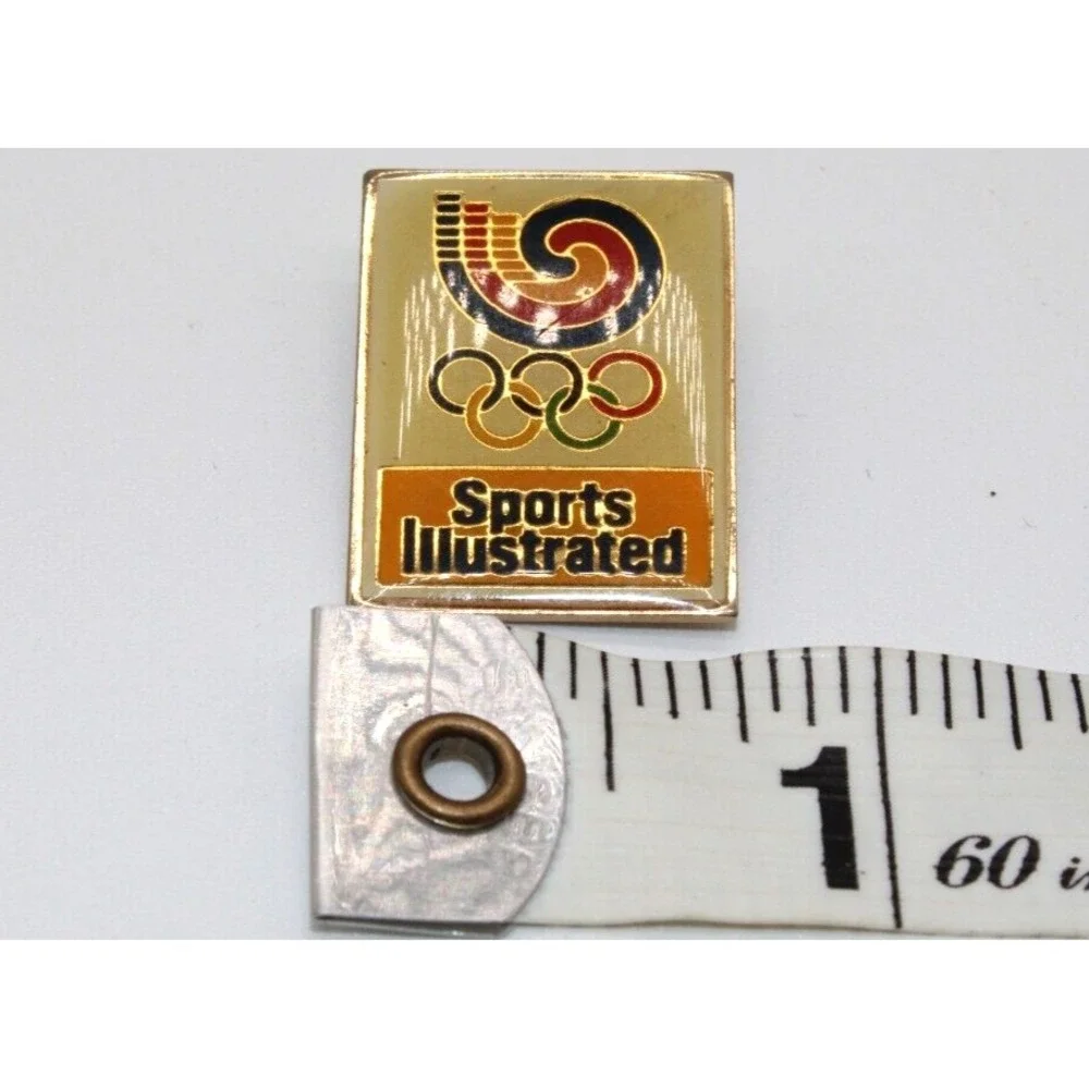 VTG Olympics 1988 Sports Illustrated Pin Hat‎ Lapel Jacket Seoul South Korea